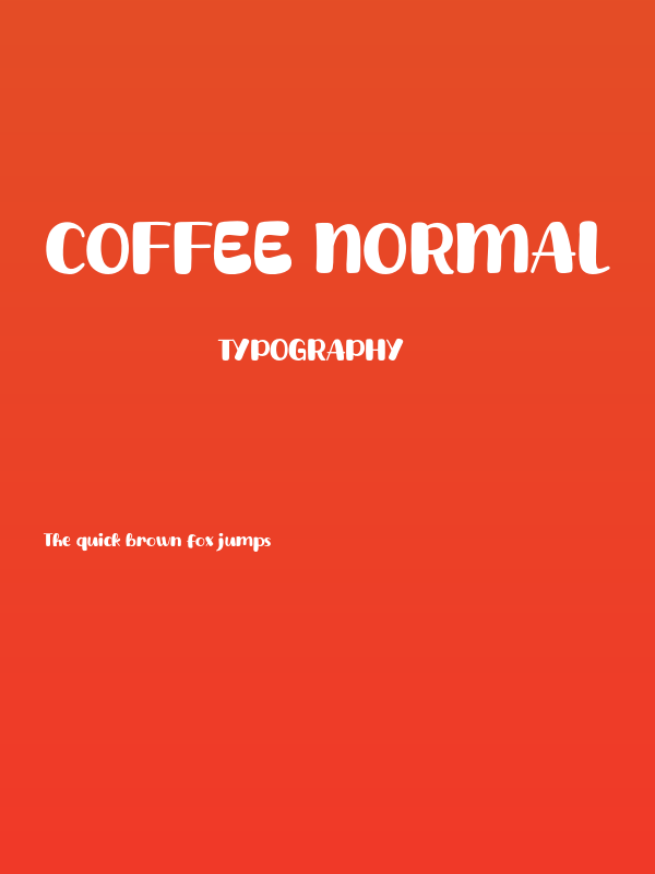 Coffee Normal Poster