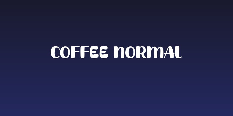 Coffee Normal Social Header