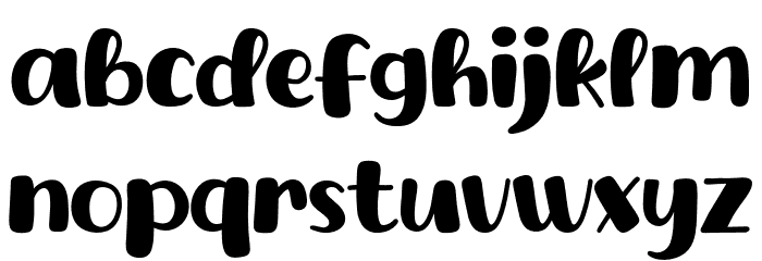 Coffee Normal Font LOWERCASE