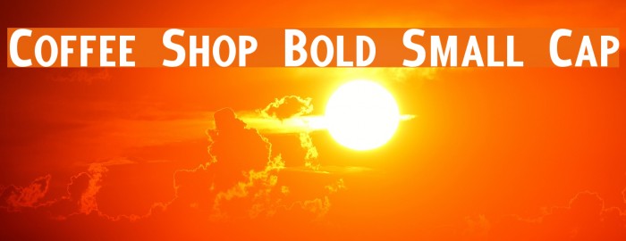 Coffee Shop Bold Small Cap Example 2