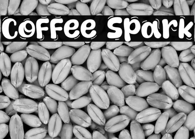 Coffee Spark Font examples