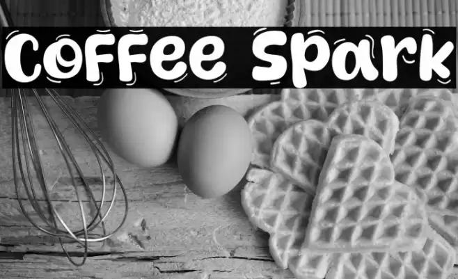 Coffee Spark Font examples