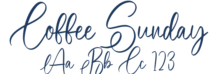 Coffee Sunday Font Preview