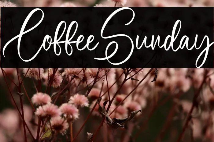 Coffee Sunday Example 3
