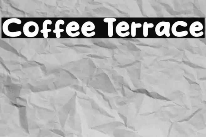 Coffee Terrace Font examples