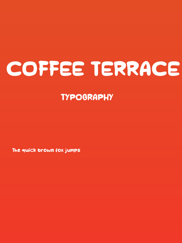 Coffee Terrace Poster