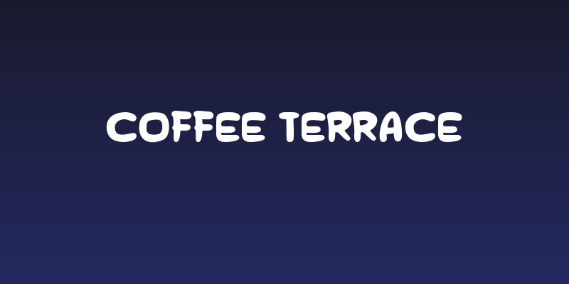 Coffee Terrace Social Header
