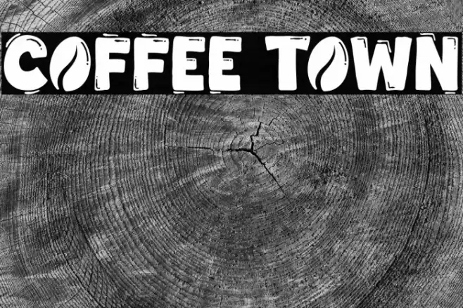Coffee Town Font examples