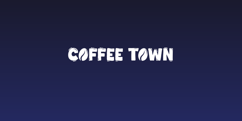 Coffee Town Social Header