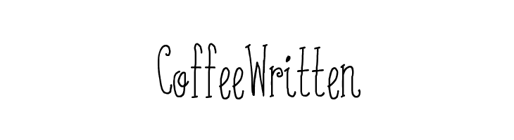 Coffee Written  フリーフォントのダウンロード