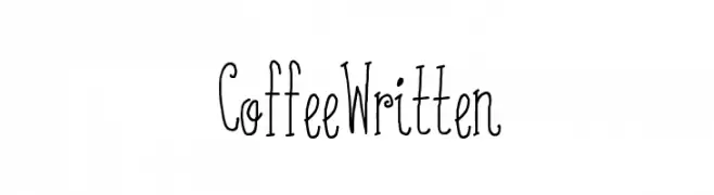 Coffee Written  Fuentes Gratis Descargar