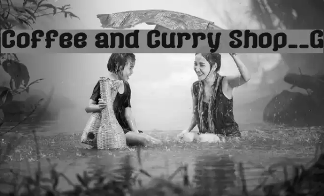 Coffee and Curry Shop__G Font examples