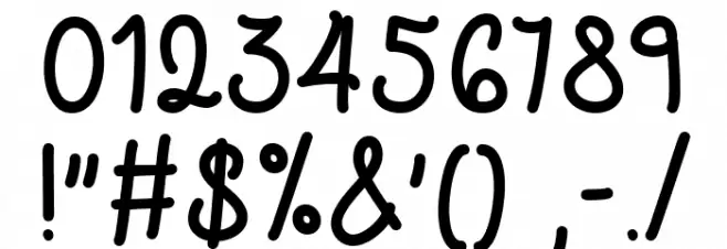 Coffee for Breakfast Font OTHER CHARS