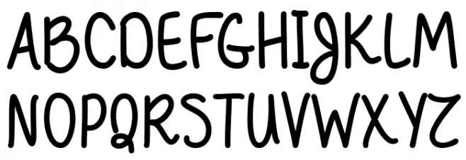 Coffee for Breakfast Schriftart Groß