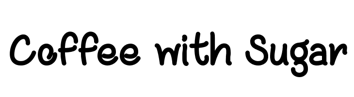 Coffee with Sugar Font