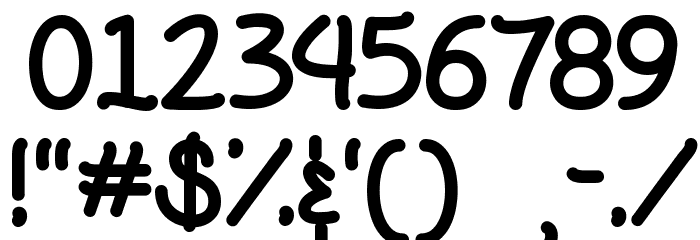 Coffee with Sugar Font OTHER CHARS