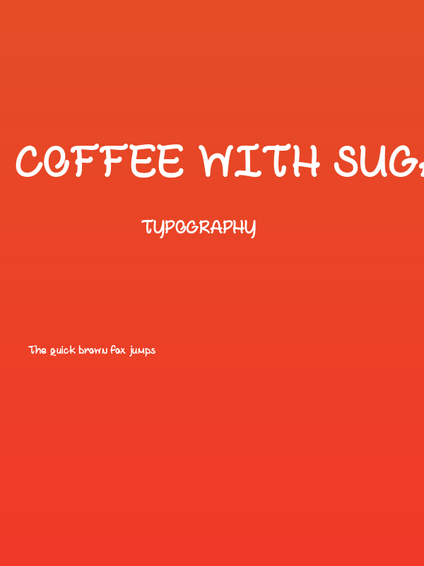 Coffee with Sugar Poster