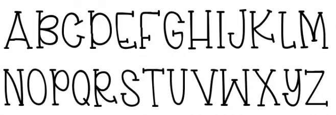 CoffeeAndMacaroons Schriftart Groß