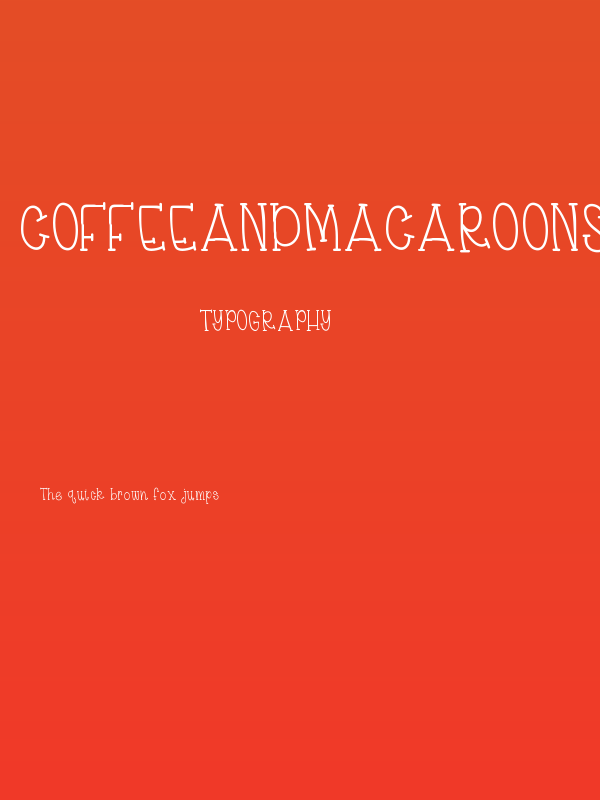 CoffeeAndMacaroons Poster