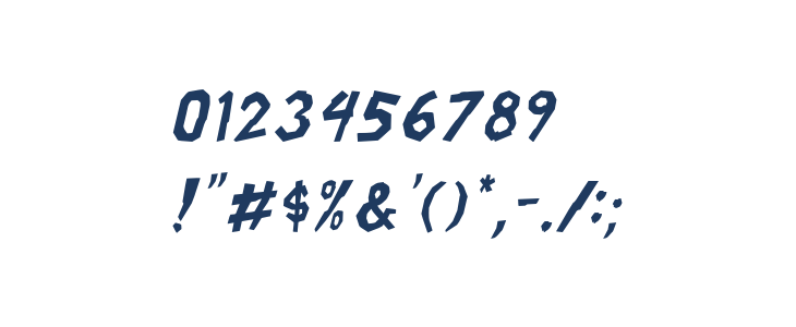 CoffeeEnema-Italic Other Characters