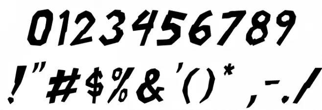 CoffeeEnema-Italic Font OTHER CHARS