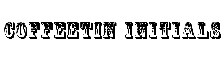 CoffeeTin Initials  baixar fontes gratis