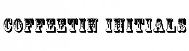 CoffeeTin Initials  Frei Schriftart Herunterladen
