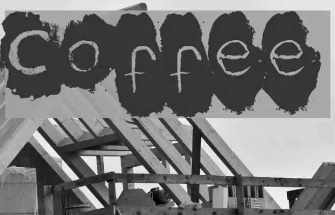 Coffee Schriftart examples