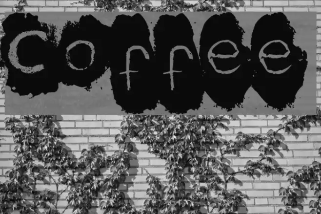 Coffee Schriftart examples