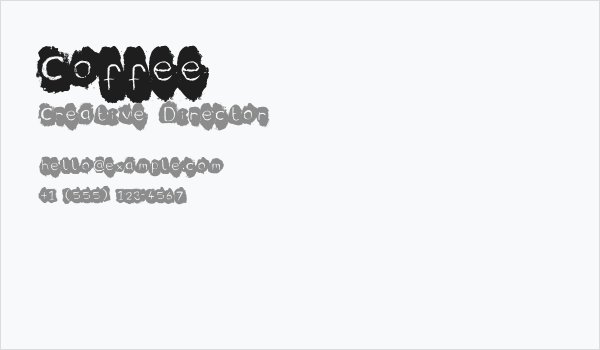 Coffee Business Card