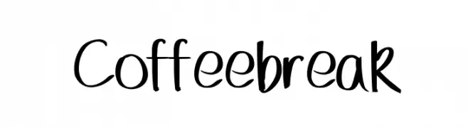 Coffeebreak  Frei Schriftart Herunterladen