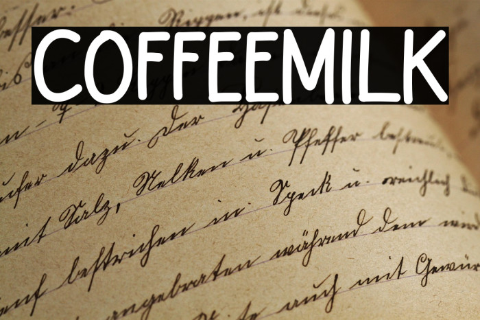 Coffeemilk Example 1