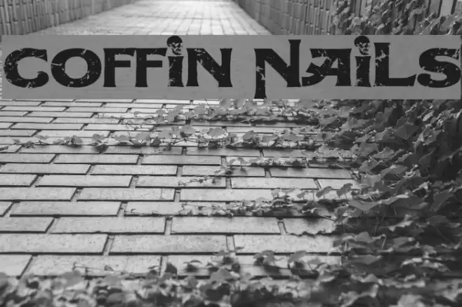 Coffin Nails Font examples