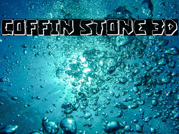 Coffin Stone 3D Example 2