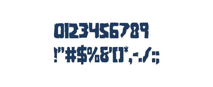 Coffin Stone Condensed Other Characters