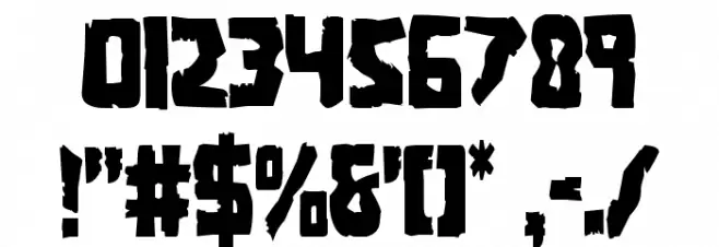 Coffin Stone Condensed Font OTHER CHARS