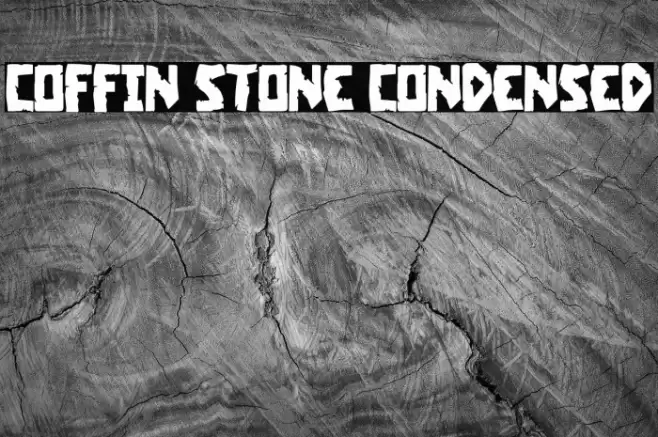 Coffin Stone Condensed Font examples