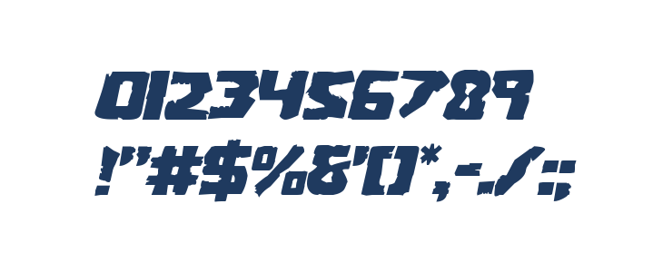 Coffin Stone Expanded Italic Other Characters