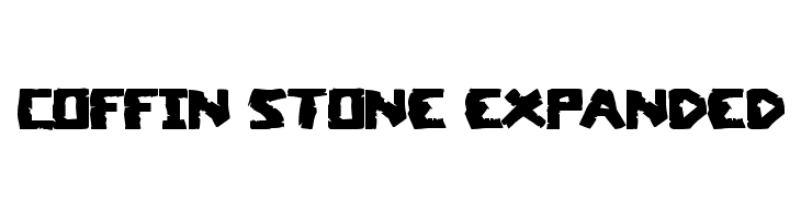 Coffin Stone Expanded  Скачать бесплатные шрифты
