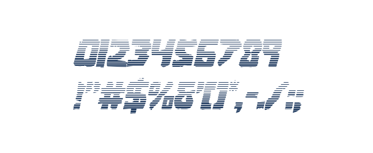 Coffin Stone Gradient Italic Other Characters