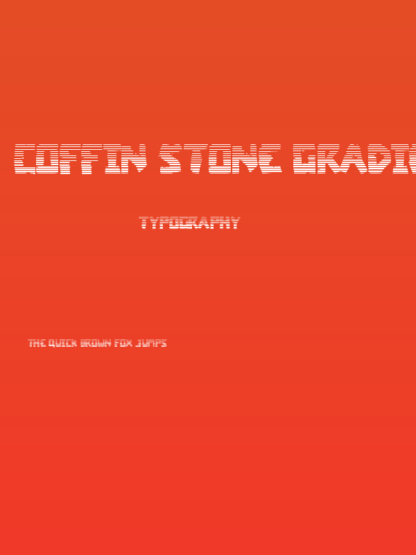 Coffin Stone Gradient Poster