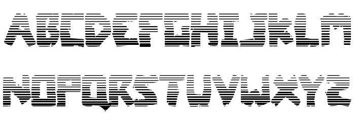 Coffin Stone Gradient Font LOWERCASE