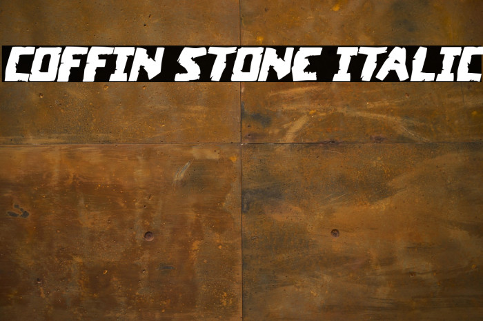 Coffin Stone Italic Example 1