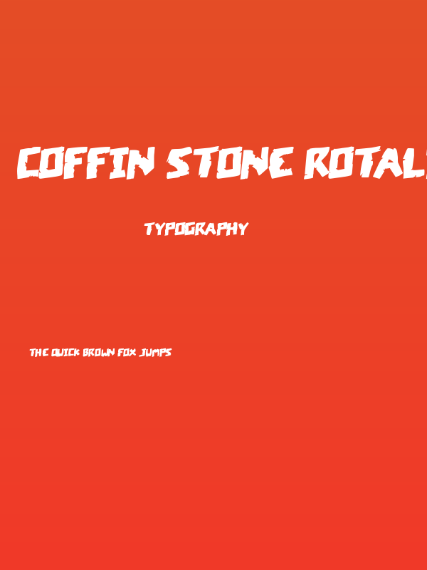 Coffin Stone Rotalic Poster