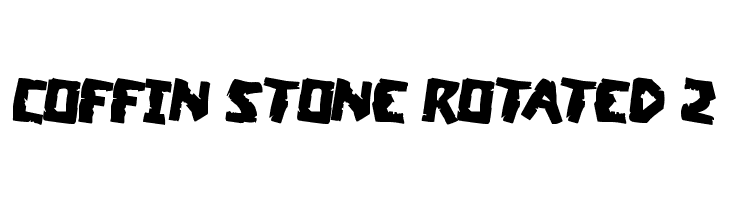 Coffin Stone Rotated 2  フリーフォントのダウンロード