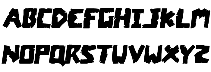 Coffin Stone Semi-Italic Font LOWERCASE