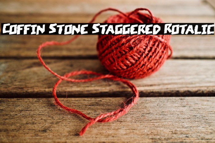 Coffin Stone Staggered Rotalic Example 2