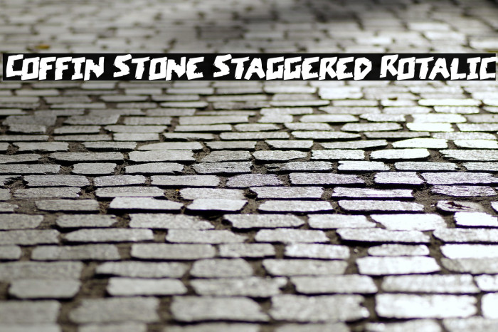 Coffin Stone Staggered Rotalic Example 3