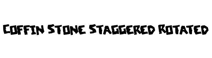 Coffin Stone Staggered Rotated  免费字体下载