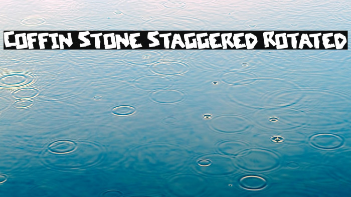 Coffin Stone Staggered Rotated Example 1